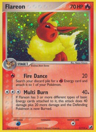 Flareon (5/115) [EX: Unseen Forces] - Trinity Hobby