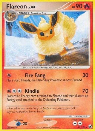 Flareon (19/100) [Diamond & Pearl: Majestic Dawn] - Trinity Hobby