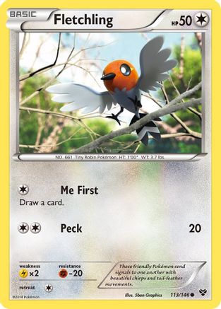 Fletchling (113/146) [XY: Base Set] - Trinity Hobby