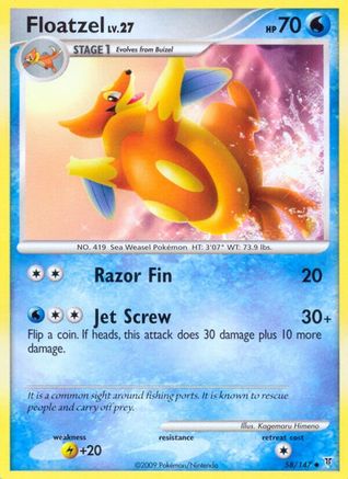 Floatzel (58/147) [Platinum: Supreme Victors] - Trinity Hobby