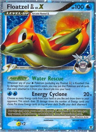 Floatzel GL LV.X (104/111) [Platinum: Rising Rivals] - Trinity Hobby