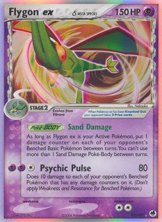 Flygon ex (92/101) (Delta Species) [EX: Dragon Frontiers] - Trinity Hobby