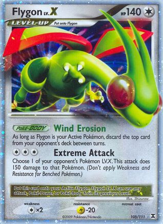 Flygon LV.X (105/111) [Platinum: Rising Rivals] - Trinity Hobby