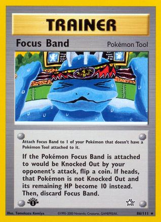 Focus Band (86/111) [Neo Genesis 1st Edition] - Trinity Hobby