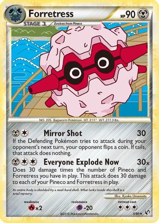 Forretress (3/90) [HeartGold & SoulSilver: Undaunted] - Trinity Hobby