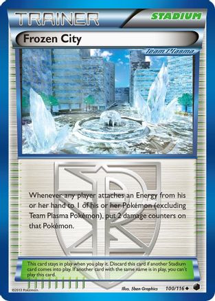 Frozen City (100/116) [Black & White: Plasma Freeze] - Trinity Hobby