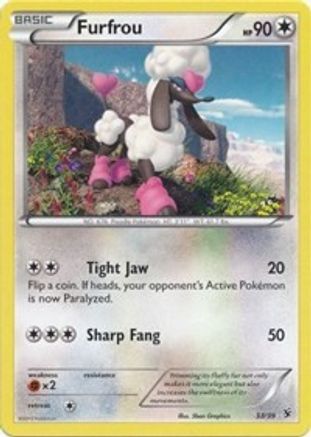 Furfrou (33/39) [XY: Kalos Starter Set] - Trinity Hobby