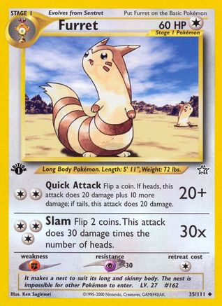 Furret (35/111) [Neo Genesis Unlimited] - Trinity Hobby