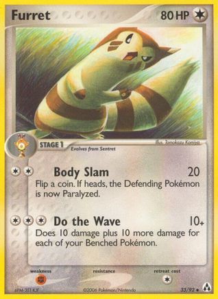 Furret (33/92) [EX: Legend Maker] - Trinity Hobby