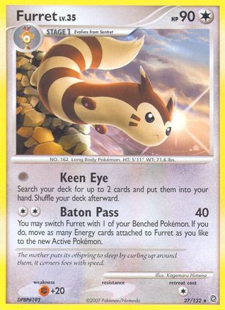 Furret (27/132) [Diamond & Pearl: Secret Wonders] - Trinity Hobby