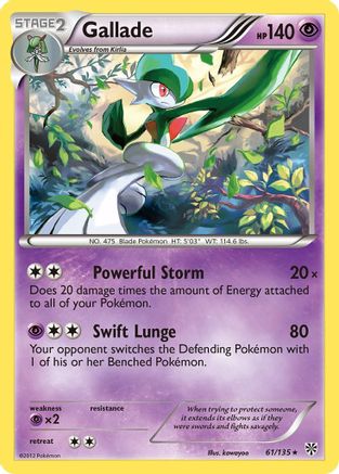 Gallade (61/135) [Black & White: Plasma Storm] - Trinity Hobby
