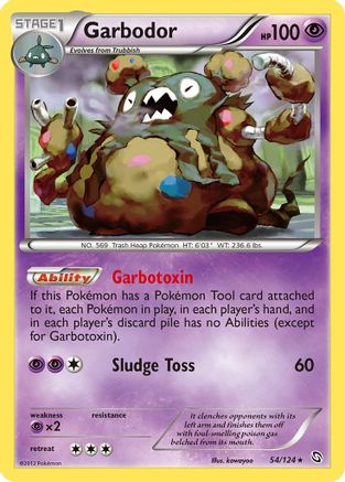 Garbodor (54/124) [Black & White: Dragons Exalted] - Trinity Hobby