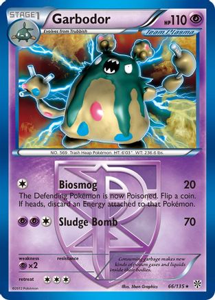 Garbodor (66/135) [Black & White: Plasma Storm] - Trinity Hobby