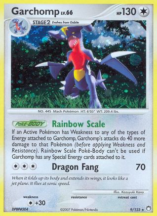 Garchomp (9/123) [Diamond & Pearl: Mysterious Treasures] - Trinity Hobby