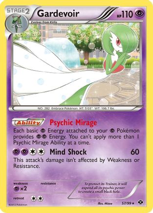 Gardevoir (57/99) [Black & White: Next Destinies] - Trinity Hobby