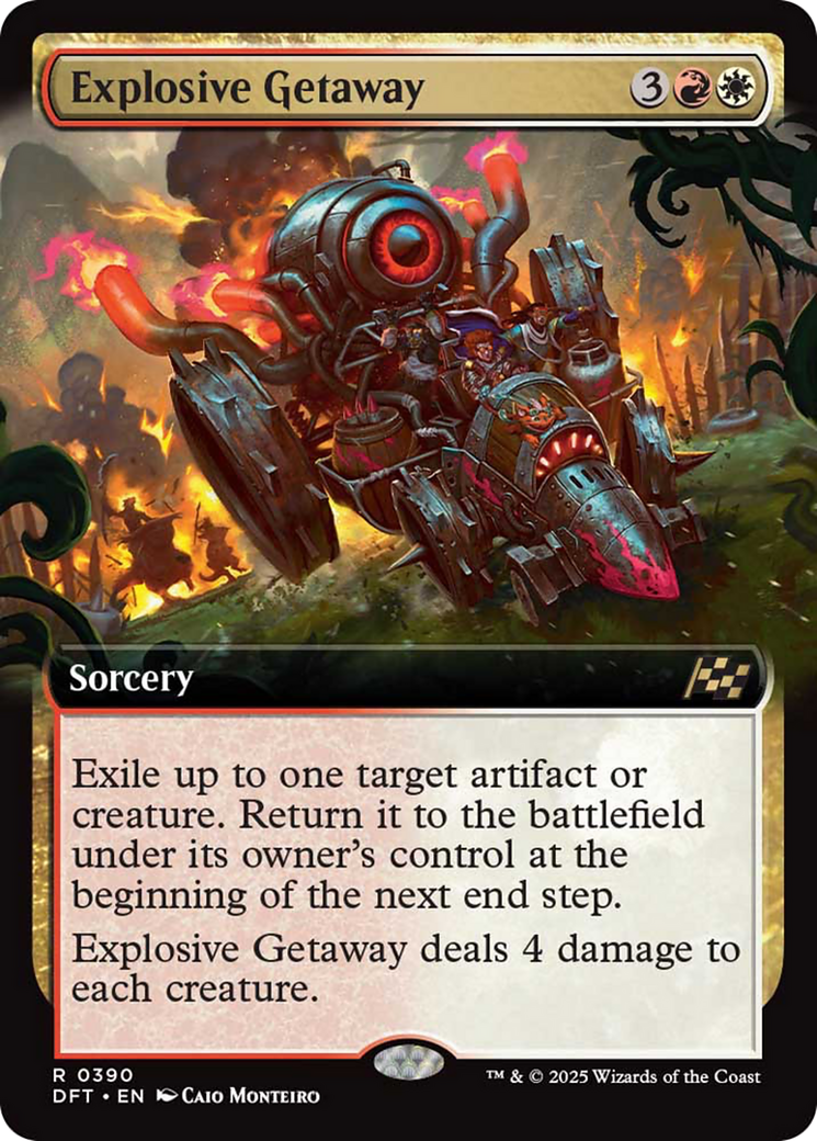 Explosive Getaway (Extended Art) [Aetherdrift] - Trinity Hobby