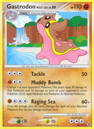 Gastrodon West Sea (22/111) [Platinum: Rising Rivals] - Trinity Hobby