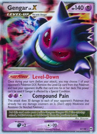 Gengar LV.X (97/99) [Platinum: Arceus] - Trinity Hobby