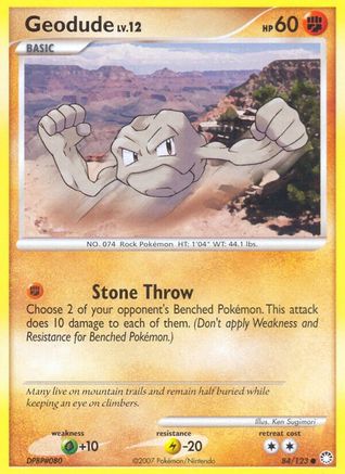 Geodude (84/123) [Diamond & Pearl: Mysterious Treasures] - Trinity Hobby