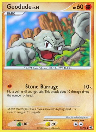 Geodude (65/99) [Platinum: Arceus] - Trinity Hobby
