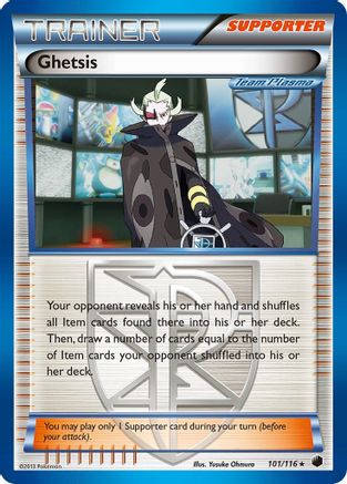 Ghetsis (101/116) [Black & White: Plasma Freeze] - Trinity Hobby