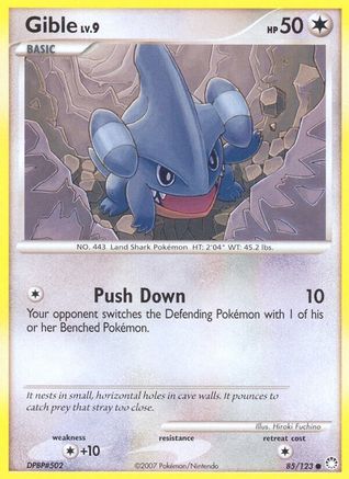 Gible (85/123) [Diamond & Pearl: Mysterious Treasures] - Trinity Hobby