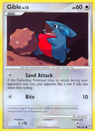 Gible (106/147) [Platinum: Supreme Victors] - Trinity Hobby