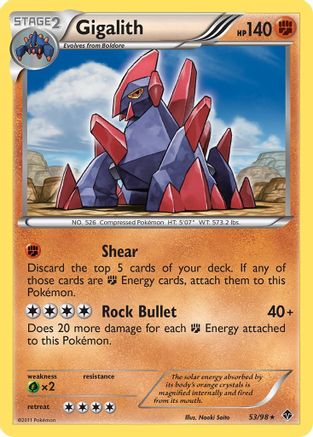 Gigalith (53/98) [Black & White: Emerging Powers] - Trinity Hobby