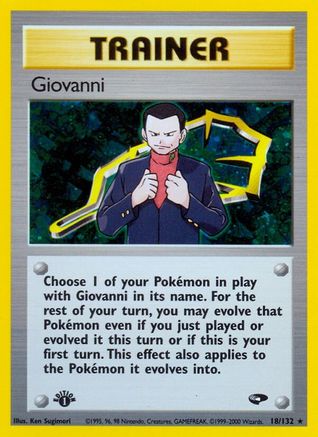 Giovanni (18/132) [Gym Challenge Unlimited] - Trinity Hobby