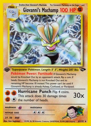 Giovanni's Machamp (6/132) [Gym Challenge Unlimited] - Trinity Hobby