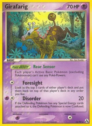 Girafarig (16/92) [EX: Legend Maker] - Trinity Hobby