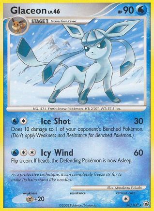 Glaceon (20/100) [Diamond & Pearl: Majestic Dawn] - Trinity Hobby