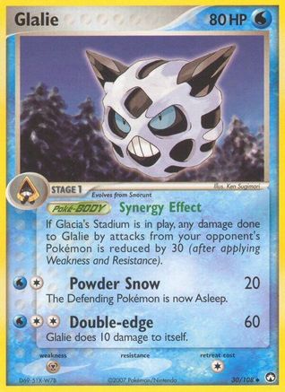 Glalie (30/108) [EX: Power Keepers] - Trinity Hobby