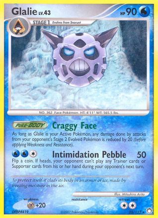 Glalie (25/123) [Diamond & Pearl: Mysterious Treasures] - Trinity Hobby