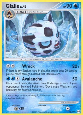 Glalie (18/99) [Platinum: Arceus] - Trinity Hobby
