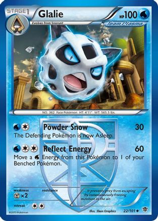 Glalie (22/101) [Black & White: Plasma Blast] - Trinity Hobby