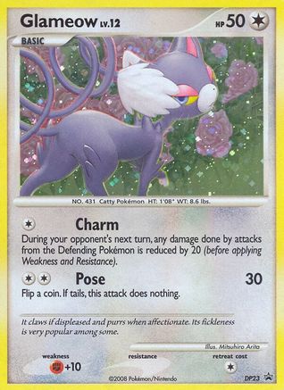 Glameow (DP23) [Diamond & Pearl: Black Star Promos] - Trinity Hobby