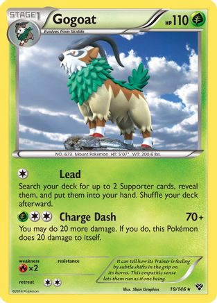 Gogoat (19/146) [XY: Base Set] - Trinity Hobby