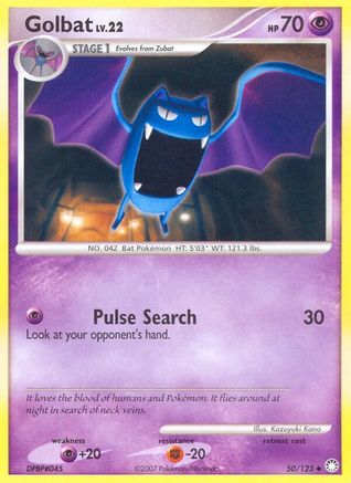 Golbat (50/123) [Diamond & Pearl: Mysterious Treasures] - Trinity Hobby