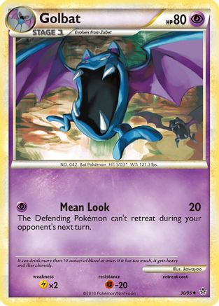Golbat (30/95) [HeartGold & SoulSilver: Unleashed] - Trinity Hobby