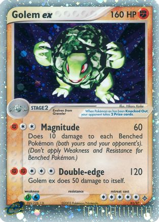 Golem ex (91/97) [EX: Dragon] - Trinity Hobby