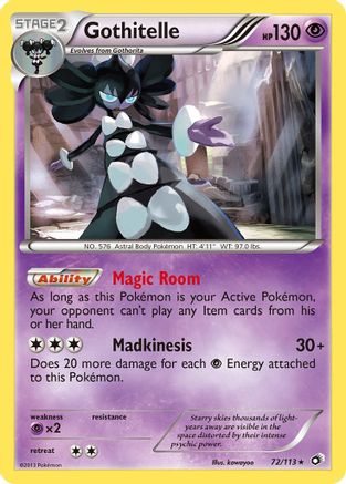 Gothitelle (72/113) [Black & White: Legendary Treasures] - Trinity Hobby