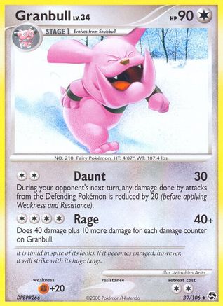 Granbull (39/106) [Diamond & Pearl: Great Encounters] - Trinity Hobby