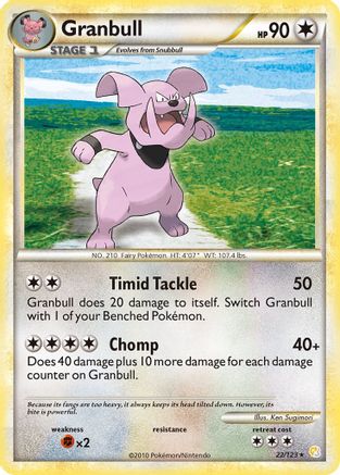 Granbull (22/123) [HeartGold & SoulSilver: Base Set] - Trinity Hobby