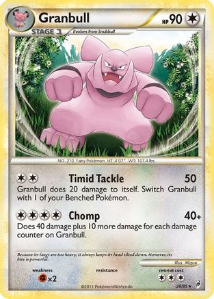Granbull (26/95) [HeartGold & SoulSilver: Call of Legends] - Trinity Hobby