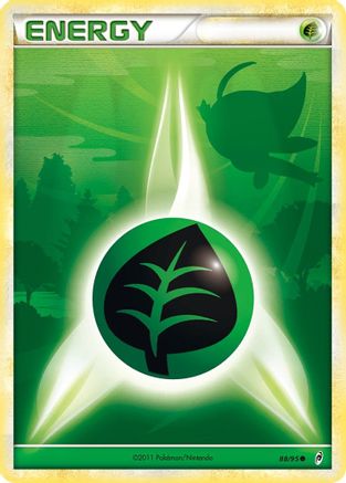 Grass Energy (88/95) [HeartGold & SoulSilver: Call of Legends] - Trinity Hobby