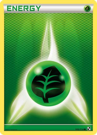 Grass Energy (105/114) [Black & White: Base Set] - Trinity Hobby