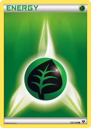 Grass Energy (132/146) [XY: Base Set] - Trinity Hobby