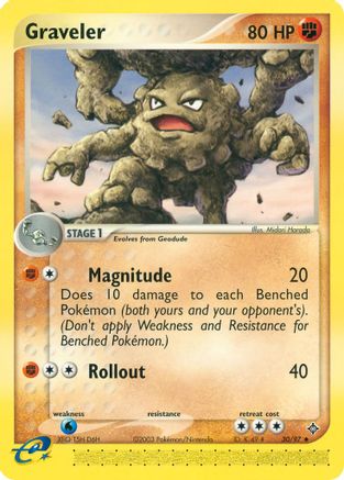 Graveler (30/97) [EX: Dragon] - Trinity Hobby