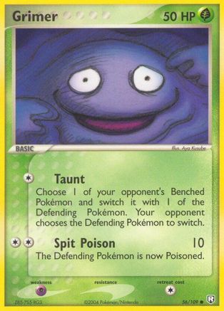 Grimer (56/109) (Stamped) [EX: Team Rocket Returns] - Trinity Hobby